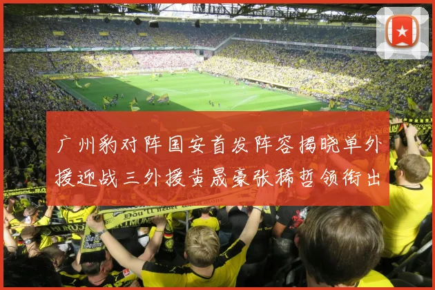 广州豹对阵国安首发阵容揭晓单外援迎战三外援黄晟豪张稀哲领衔出战